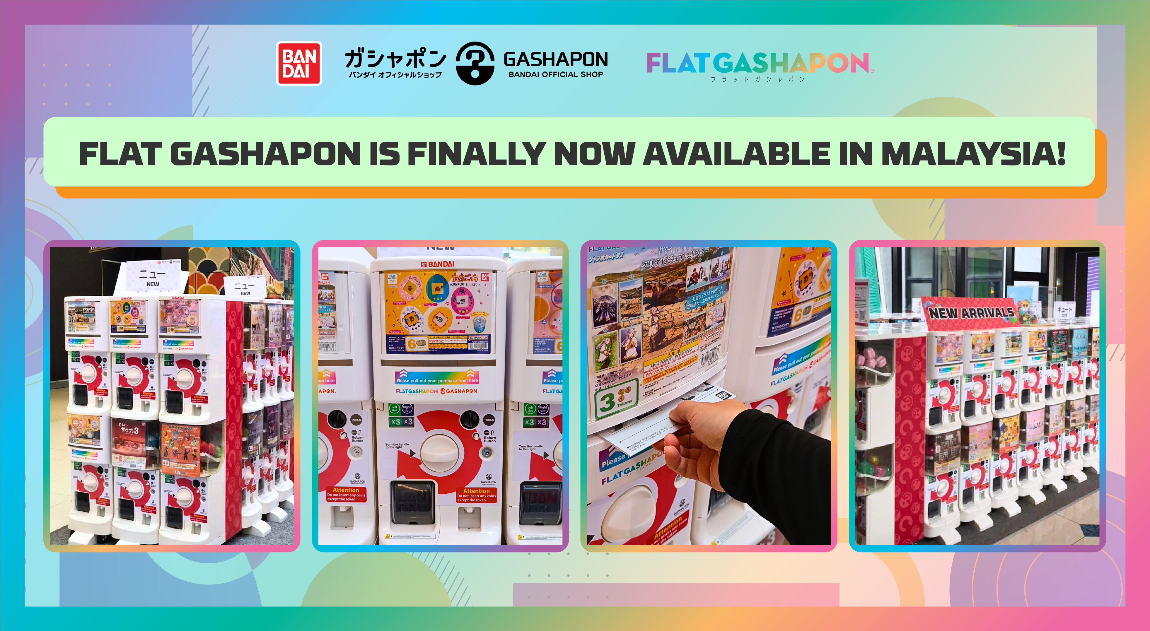 Flat Gashapon is Finally Now Available in Malaysia!